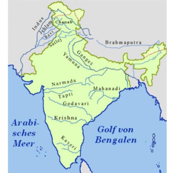 Yamuna River In India Map List Of 15 Important Rivers In India Stories Behind Origins Of These Rivers